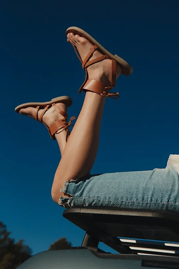 Vacation Day Wrap Sandals