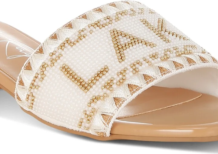 Vacay Babe Lake Como Beaded Slide Sandal - Image 8