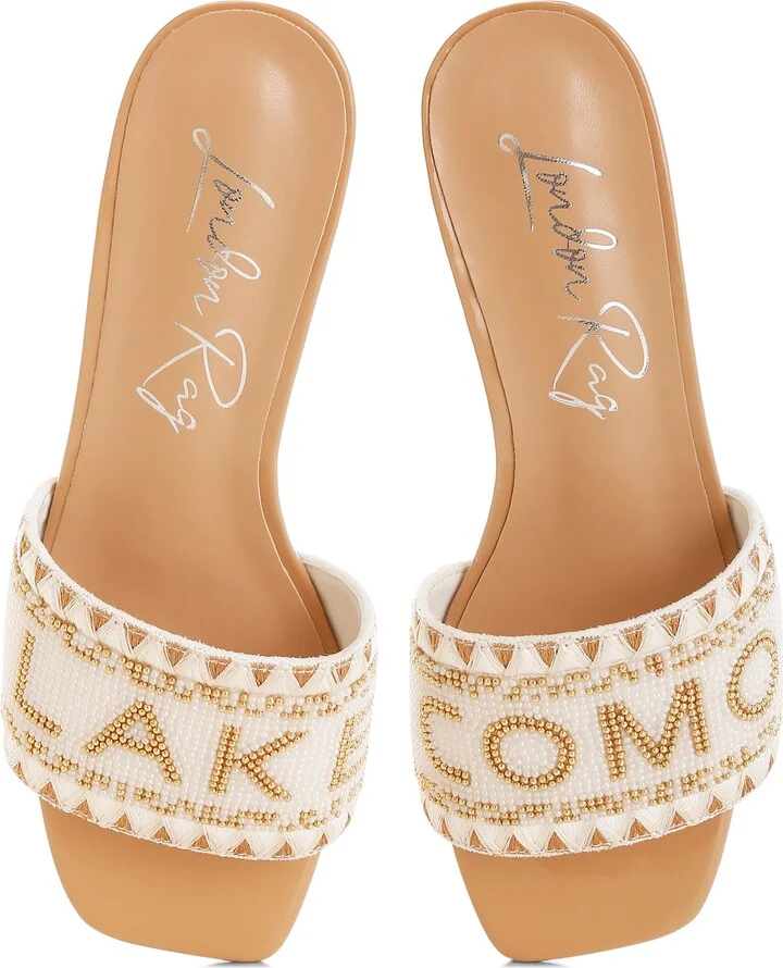 Vacay Babe Lake Como Beaded Slide Sandal - Image 10