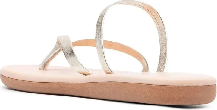 Vachetta leather flip flops - Image 3