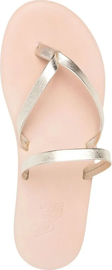 Vachetta leather flip flops - Image 4