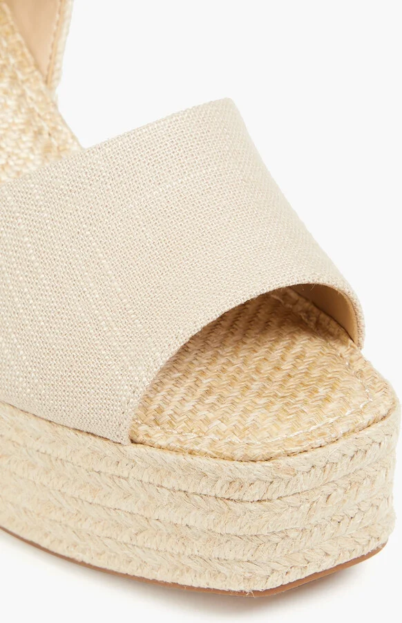 Vada canvas espadrille wedge sandals - Image 4