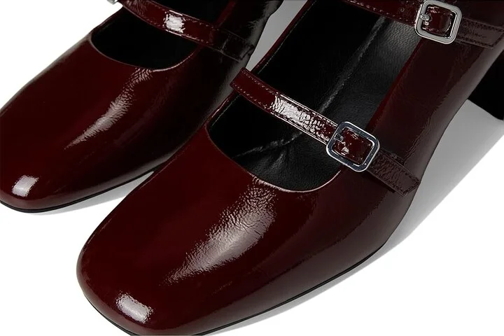 Vagabond Shoemakers Adison Patent Leather Maryjane Heel High Heels Dark Red : EU 39 (US Women's 9) M - Image 7