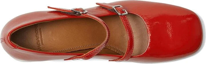 Vagabond Shoemakers Adison Patent Leather Maryjane Heel High Heels Flame Red : EU 37 (US Women's 7) M - Image 2