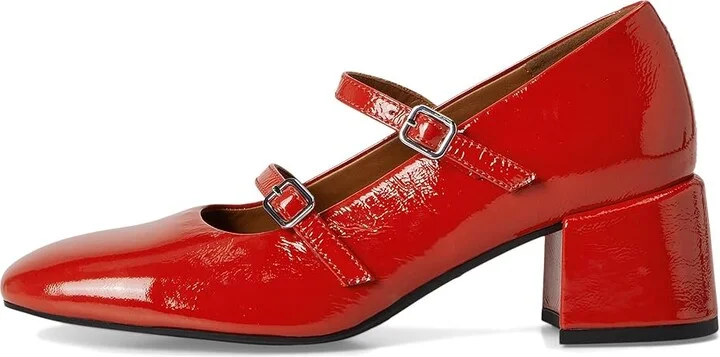 Vagabond Shoemakers Adison Patent Leather Maryjane Heel High Heels Flame Red : EU 37 (US Women's 7) M - Image 6