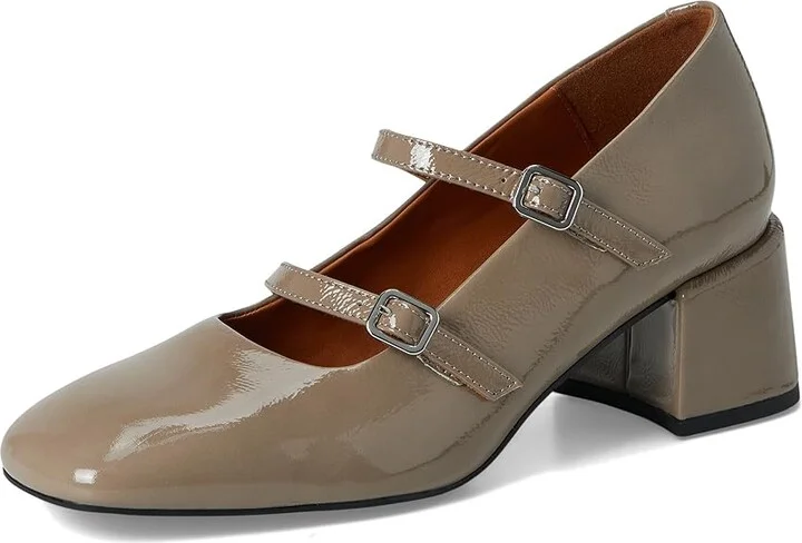 Vagabond Shoemakers Adison Patent Leather Maryjane Heel High Heels Taupe : EU 37 (US Women's 7) M - Image 5