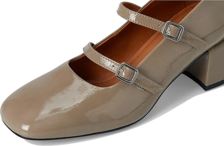 Vagabond Shoemakers Adison Patent Leather Maryjane Heel High Heels Taupe : EU 37 (US Women's 7) M - Image 7