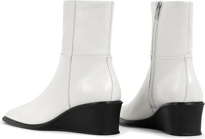Vagabond Shoemakers Aino Leather Bootie Women's Boots White : EU 40 (US Women's 10) M, Leather/Rubber - Image 3