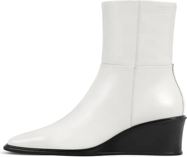 Vagabond Shoemakers Aino Leather Bootie Women's Boots White : EU 40 (US Women's 10) M, Leather/Rubber - Image 4