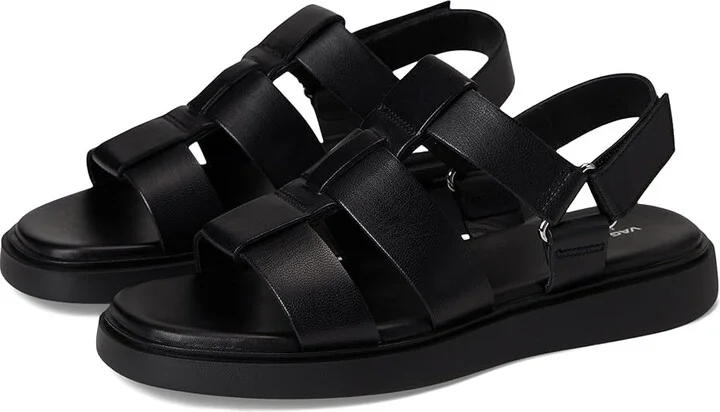 Vagabond Shoemakers Connie Leather Fisherman Women's Sandals Black : EU 39 (US Women's 9) M, Rubber