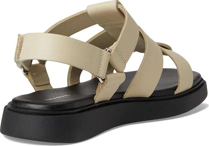 Vagabond Shoemakers Connie Leather Fisherman Women's Sandals Off-White : EU 37 (US Women's 7) M, Rubber - Image 4