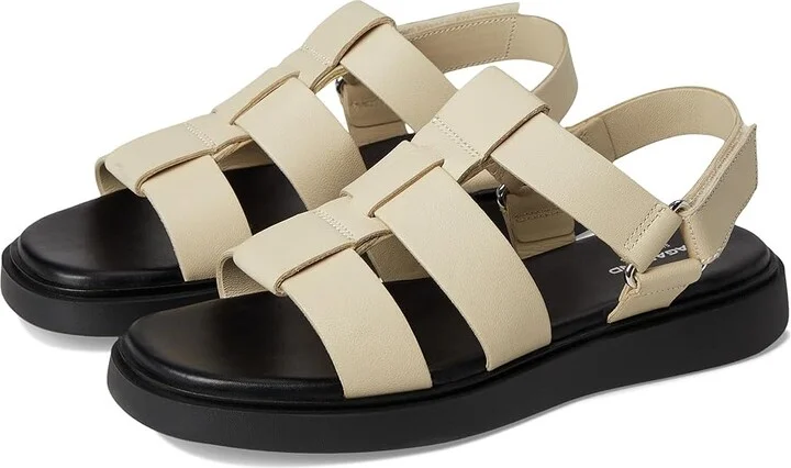 Vagabond Shoemakers Connie Leather Fisherman Women's Sandals Off-White : EU 37 (US Women's 7) M, Rubber