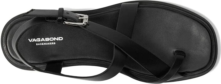 Vagabond Shoemakers Connie Leather Toe-Post Sandals Women's Sandals Black : EU 39 (US Women's 9) M, Rubber - Image 2