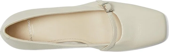 Vagabond Shoemakers Debbi Ballerina Block-Heel High Heels Cream : EU 40 (US Women's 10) M, Leather/Rubber - Image 2