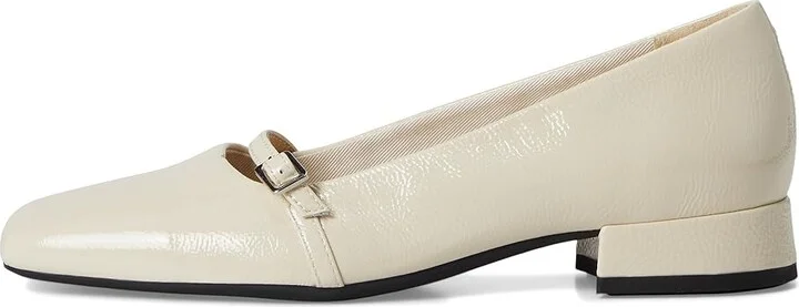 Vagabond Shoemakers Debbi Ballerina Block-Heel High Heels Cream : EU 40 (US Women's 10) M, Leather/Rubber - Image 6