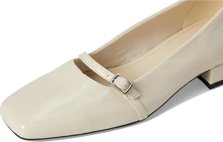 Vagabond Shoemakers Debbi Ballerina Block-Heel High Heels Cream : EU 40 (US Women's 10) M, Leather/Rubber - Image 7