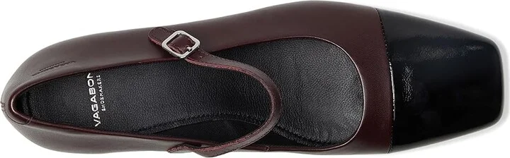 Vagabond Shoemakers Debbi Leather Maryjane Women's Slippers Cherry/Black : EU 39 (US Women's 9) M - Image 2