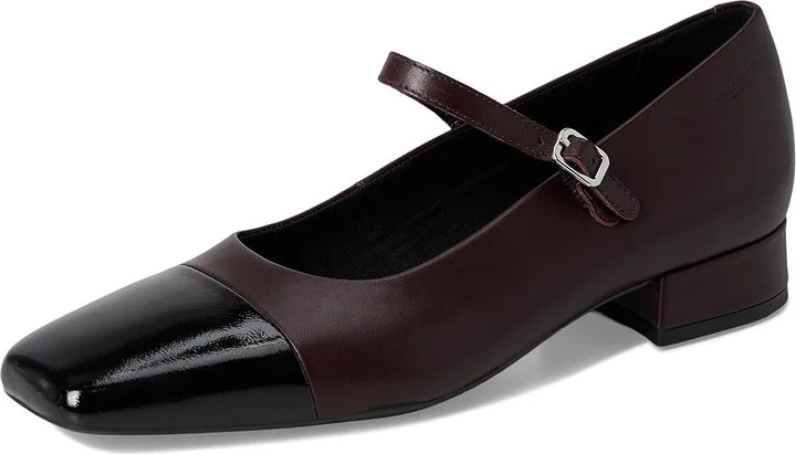 Vagabond Shoemakers Debbi Leather Maryjane Women's Slippers Cherry/Black : EU 39 (US Women's 9) M - Image 5