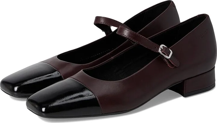 Vagabond Shoemakers Debbi Leather Maryjane Women's Slippers Cherry/Black : EU 39 (US Women's 9) M