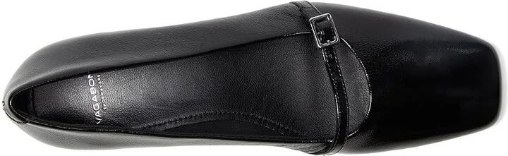 Vagabond Shoemakers Debbi Patent Debbi Ballerina Block-Heel Women's Slippers Black : EU 41 (US Women's 11) M, Leather - Image 2