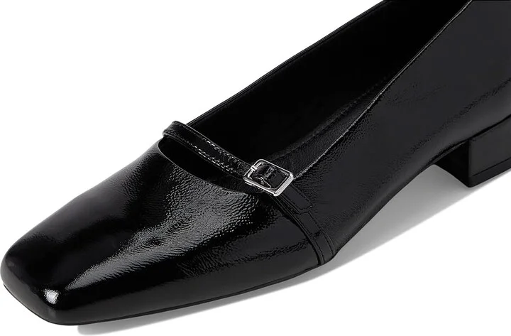 Vagabond Shoemakers Debbi Patent Debbi Ballerina Block-Heel Women's Slippers Black : EU 41 (US Women's 11) M, Leather - Image 7