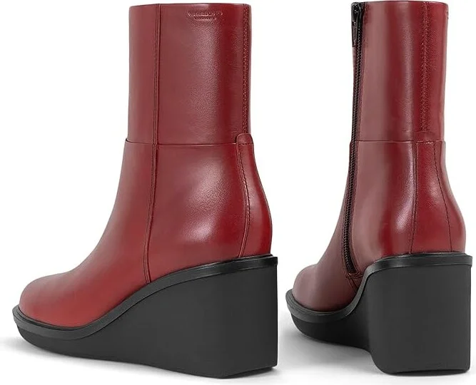 Vagabond Shoemakers Deena Leather Bootie Women's Boots Dark Red : EU 38 (US Women's 8) M - Image 3