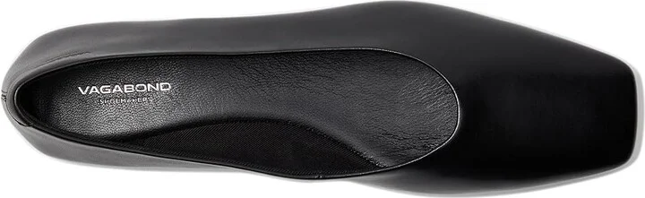 Vagabond Shoemakers Delia Leather Flat Women's Shoes Black 1 : EU 39 (US Women's 9) M - Image 2