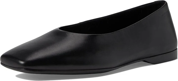 Vagabond Shoemakers Delia Leather Flat Women's Shoes Black 1 : EU 39 (US Women's 9) M - Image 5