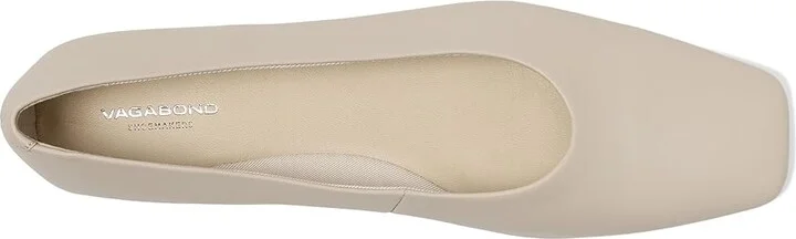 Vagabond Shoemakers Delia Leather Flat Women's Shoes Off-White : EU 38 (US Women's 8) M - Image 2