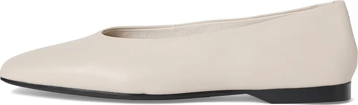 Vagabond Shoemakers Delia Leather Flat Women's Shoes Off-White : EU 38 (US Women's 8) M - Image 6