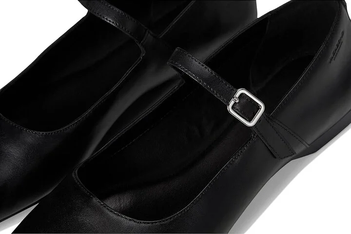 Vagabond Shoemakers Delia Leather Mary Jane Flat Women's Shoes Black : EU 36 (US Women's 6) M - Image 6