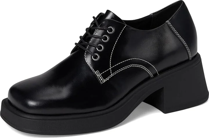 Vagabond Shoemakers Dorah Leather Lace Up Oxford Women's Flat Shoes Black : EU 36 (US Women's 6) M - Image 5