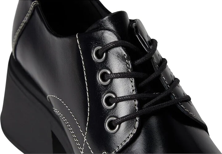 Vagabond Shoemakers Dorah Leather Lace Up Oxford Women's Flat Shoes Black : EU 36 (US Women's 6) M - Image 7