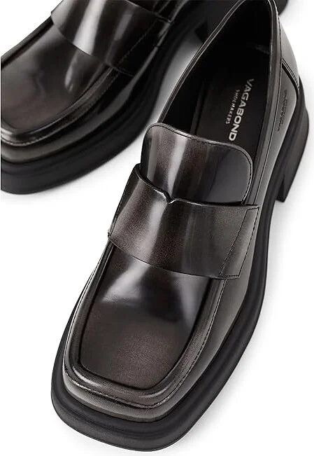 Vagabond Shoemakers Dorah Polish Leather Loafer Women's Shoes Dark Grey : EU 39 (US Women's 9) M - Image 2