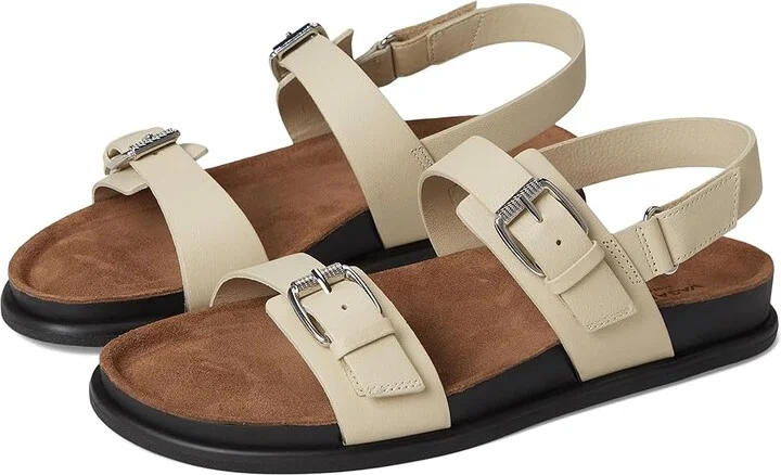 Vagabond Shoemakers Effie Double Buckle Sandals Women's Sandals Off-White : EU 36 (US Women's 6) M, Rubber