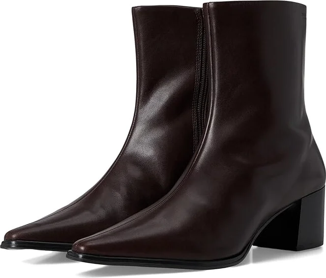 Vagabond Shoemakers Giselle Leather Bootie Women's Shoes Chocolate : EU 39 (US Women's 9) M
