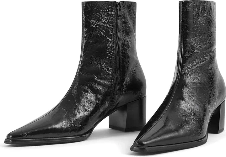 Vagabond Shoemakers Giselle Patent Leather Bootie Women's Boots Black : EU 39 (US Women's 9) M, Leather/Rubber