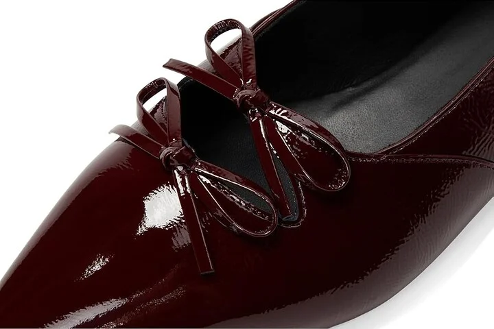 Vagabond Shoemakers Hermine Double Bow Flat Women's Flat Shoes Cherry : EU 39 (US Women's 9) M, Leather/Rubber - Image 7