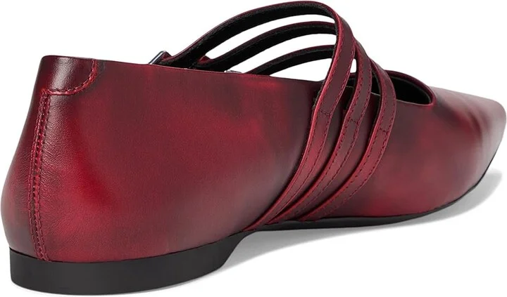 Vagabond Shoemakers Hermine Leather Triple Maryjane Flat Women's Flat Shoes Red : EU 39 (US Women's 9) M - Image 4