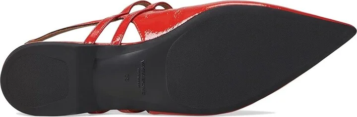 Vagabond Shoemakers Hermine Patent Leather Maryjane Flat Women's Shoes Flame Red : EU 41 (US Women's 11) M - Image 3