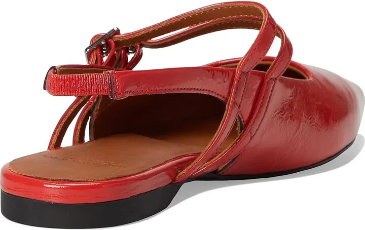 Vagabond Shoemakers Hermine Patent Leather Maryjane Flat Women's Shoes Flame Red : EU 41 (US Women's 11) M - Image 4
