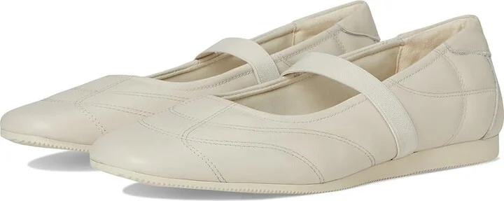 Vagabond Shoemakers Hillary Maryjane Women's Flat Shoes Off-White : EU 40 (US Women's 10) M, Leather/Textile