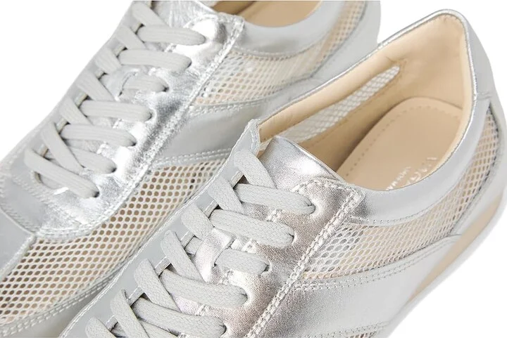 Vagabond Shoemakers Hillary Mesh Sneakers Women's Shoes Silver : EU 37 (US Women's 7) M, Leather - Image 7