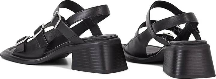 Vagabond Shoemakers Ines Leather Buckled Sandal Women's Sandals Black : EU 38 (US Women's 8) M - Image 3