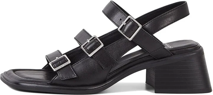 Vagabond Shoemakers Ines Leather Buckled Sandal Women's Sandals Black : EU 38 (US Women's 8) M - Image 5