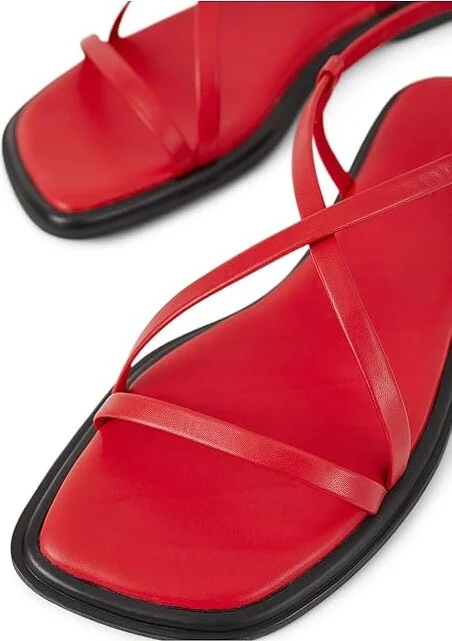 Vagabond Shoemakers Izzy Leather Sandals Women's Sandals Bright Red : EU 39 (US Women's 9) M - Image 2