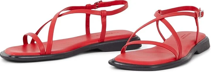 Vagabond Shoemakers Izzy Leather Sandals Women's Sandals Bright Red : EU 39 (US Women's 9) M