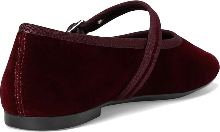 Vagabond Shoemakers Jolin Velvet Maryjane Flat Women's Flat Shoes Dark Red : EU 38 (US Women's 8) M, Leather - Image 4