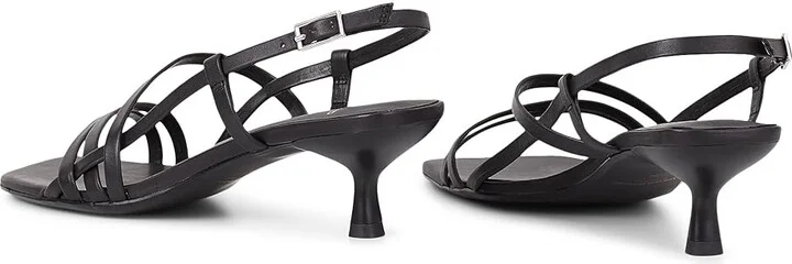 Vagabond Shoemakers Jonna Leather Strappy Kitten Heel Sandals Women's Sandals Black : EU 40 (US Women's 10) M - Image 3