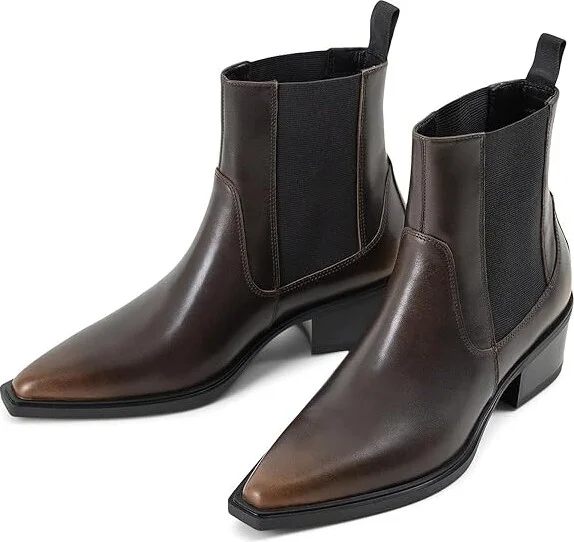 Vagabond Shoemakers Kelsey Leather Chelsea Bootie Women's Boots Brown : EU 39 (US Women's 9) M - Image 2